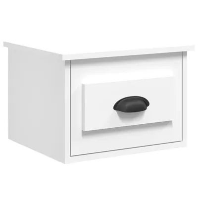 Produktbild von Wand-Nachttisch Weiß 41,5x36x28 cm
