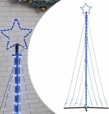 Produktbild von vidaXL LED Weihnachtsbaum 447 LEDs Blau 250 cm