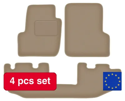 Zdjęcie produktu dla Dywaniki samochodowe, elegancki wygląd, trwała ochrona, kolor beżowy