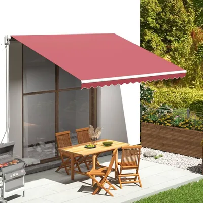 Obrázok produktu pre The Living Store Poťah markízy Burgundská červená 4x3 m