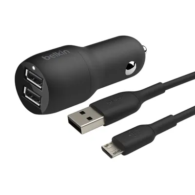 Obrázek produktu pro Belkin CCE002BT1MBK, Auto, Zapalovač na doutníky, 1 m, Černá