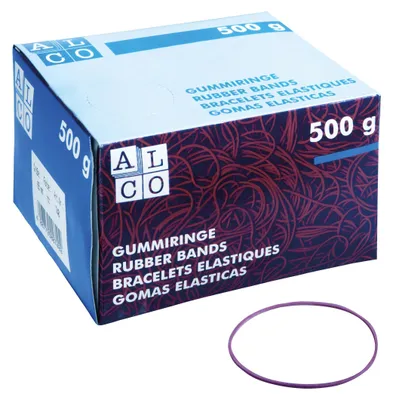 Produktbild von ALCO Gummiring 85mm Kautschuk rot 500 g/Pack.