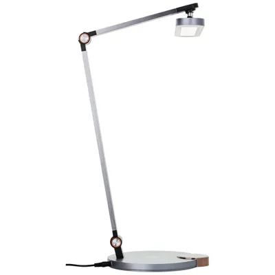 Produktbild von LED Tischlampe, wireless charging, 1000 lm, dimmbar, CCT, grau