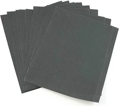 Zdjęcie produktu dla Nassschleifpapier 230x280mm Wasserfest Handschleifpapier Nasschleifpapier P800 10 Stück