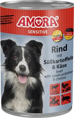 Image de AMORA Dog Sensitive Rind & Süßkartoffel 400g