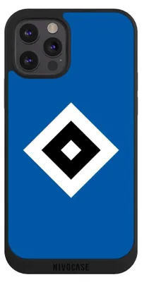 Produktbild von NIVOCASE Handyhülle für Apple iPhone 12 Pro  Hülle NIVOpure Case Schwarz HSV Hamburger SV Logo