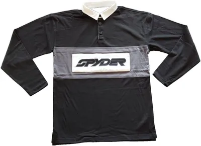 Produktbild von Spyder Herren Rugby Shirt - Gr L - Farbe schwarz
