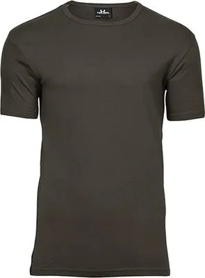Obrázok produktu pre Tee Jays 520 | Pánske tričko Interlock Bodyfit - Farba: Dark Olive - Veľkosť: L