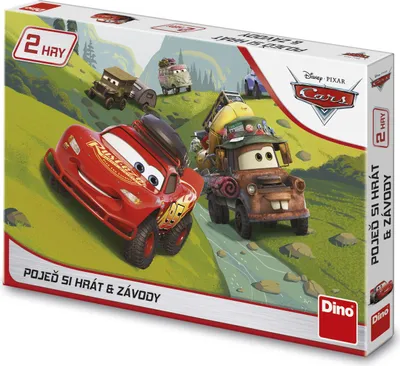 Obrázek produktu pro DINO Dětská hra CARS: POJEĎ SI HRÁT A ZÁVODY