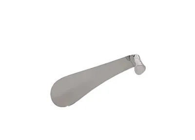 Obrázok produktu pre Pohodlná šnúra na topánky 15 cm z kovu, pochrómovaná, s praktickou perforáciou / Schmitt Schuhbedarf
