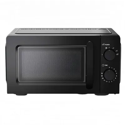Produktbild von ZELURXX Mikrowelle 20L 700W 6 Leistungsstufen Mechanische Drehregler Kompakt Tischgerät Schwarz