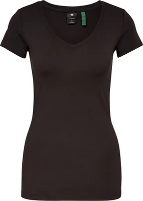 Produktbild von G-STAR T-Shirt Base V-Neck T-Shirt Base Cap V-Neck Slim fit Ribbed jersey