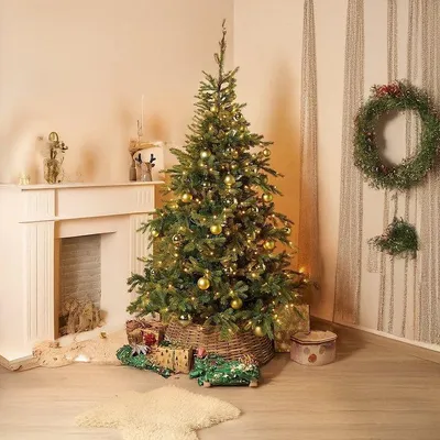 Produktbild von Edelman Black Box Trees LED Weihnachtsbaum Grimshaw 180 LED warmweiß 155 cm grün