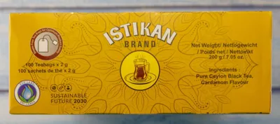 Obrázok produktu pre ISTIKAN Čierny čaj s kardamómom, 100 vrecúšok po 2 g, 200 g