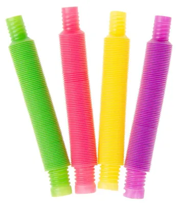 Produktbild von Fidget Stretch Tube Spielzeug, 12 cm lang, 1,9 cm Durchmesser, in verschiedenen Farben