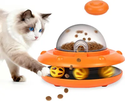 Produktbild von Intelligentes Haustier Futterspielzeug, Futterautomat Katze, Elektrischer Katzen & Hunde Ball