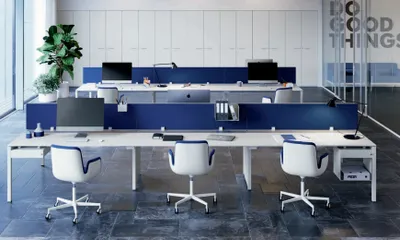 Immagine prodotto di Scrivania da banco 6 persone scrivania ufficio studio mobili da ufficio tavoli da scrivania