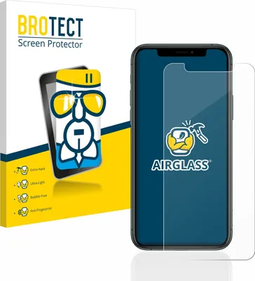 Produktbild von BROTECT Schutzglas für Apple iPhone 11 Pro Schutzfolie Panzer Folie Glas Display Schutz klar
