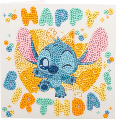 Obrázek produktu pro CRAFT Buddy Crystal Art Grußkarte Stitch Birthday