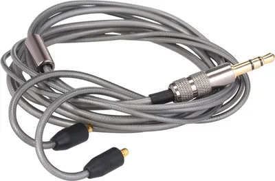 Obrázek produktu pro Konektor MMCX, náhradní kabel pro sluchátka, 3,5 mm, odpojitelný kabel pro sluchátka, kompatibilní s Shure SE215/SE315/SE425/SE535/SE846