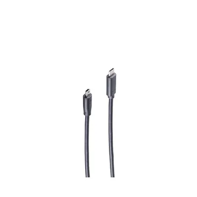 Produktbild von shiverpeaks BS77144-1.8, 1,8 m, USB C, Mini-USB B, USB 2.0, 0,48 Gbit/s, Schwarz