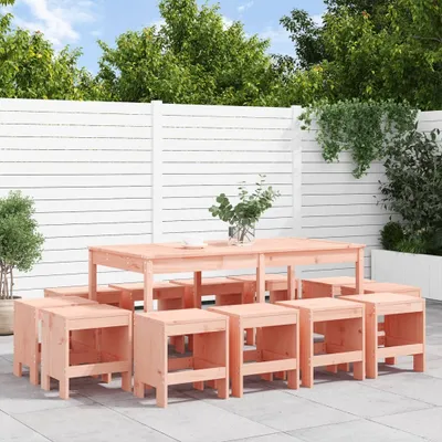 Zdjęcie produktu dla Maison Exclusive – 13-częściowy zestaw ogrodowy z litego drewna daglezji