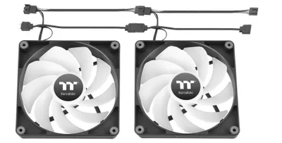 Produktbild von Thermaltake CT140 Reverse ARGB, Ventilator, 14 cm, 500 RPM, 1800 RPM, Schwarz