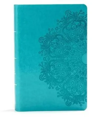 Produktbild von KJV Large Print Personal Size Reference Bible, Teal Leathertouch
