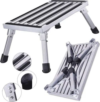 Obrázek produktu pro Hliníkový skládací vozík 47 x 30 x 23 cm, nosnost 150 kg, do kuchyně, koupelny, na kempování