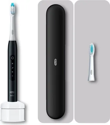 Produktbild von Oral-B Pulsonic Slim Luxe 4500 Elektrische Schallzahnbürste, Reiseetui, schwarz