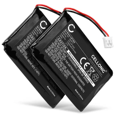 Produktbild von CELLONIC 2x Akku für Spielekonsole Kompatibel mit Sony Dualshock 4 V1, CUH-ZCT1, CUH-ZCT1E, LIP1522 - (1300mAh, 3.7V)