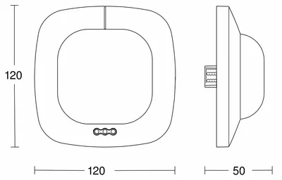 Produktbild von STEINEL Präsenzmelder Passiv-IR UP IRQuattroHDDALI2I.D. (057497)