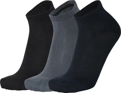 Tobeni 6 Paar Bambus Kurz-Socken ohne Gummi für Damen und Herren Anthrazit Marine Schwarz