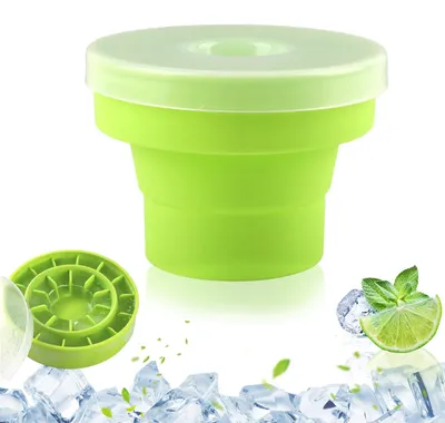Faltbarer Silikon-Eiskübel, 5 Liter