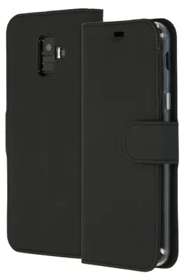 Produktbild von Accezz Wallet TPU Klapphülle Samsung Galaxy A6 (2018) - Schwarz