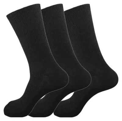 Produktbild von 3 Paar Socken in klassischer Form  Freizeit Anzug Business; 39-42 Schwarz