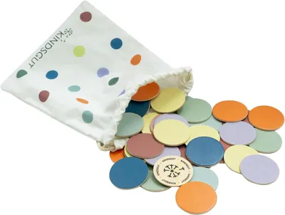Productafbeelding van Houten confetti - Herbruikbare strooidecoratie - Tafeldecoratie - Verjaardag - Doop - Eerste schooldag