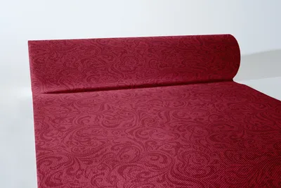 Produktbild von Airlaid Tischläufer Lias in Bordeaux, 40 cm x 24 m , 1 Stück - Mank - Ornamente