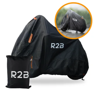 Productafbeelding van R2B Scooterhoes & Motorhoes Waterdicht - Oxford 300D - 245 cm
