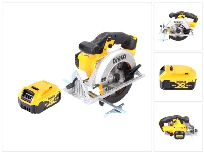 Image de DeWalt DCS 391 N Scie circulaire sans fil 18V 165 mm + 1x Batterie 5,0Ah + Lame de scie - sans chargeur