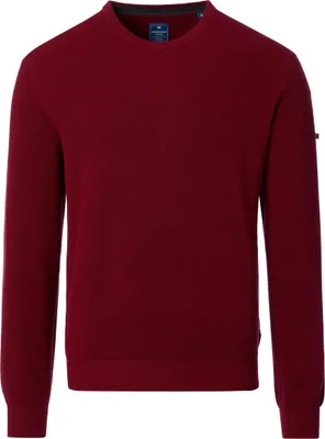 Produktbild von REDMOND Casual Herren Strick-Pullover Rundhals Comfort Rot 4XL
