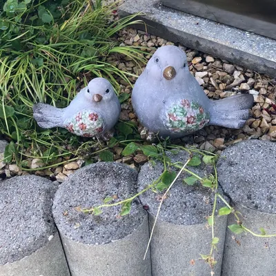 Produktbild von Vogel Spatz Vögel Vogelpaar Gartendekoration 2er