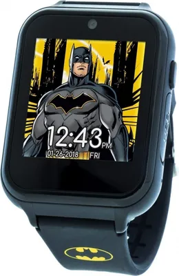 Produktbild von Disney Batman Kinder-Smartwatch 45x40 mm mit Kamera, Spielen und Schrittzähler