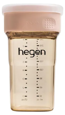 Produktbild von Hegen Übungsbecher 360º Rosa 240 ml für selbstständiges Trinken mit Silikonrand