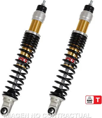 Image de Amortisseur arrière stéréo de la série E302 adaptable sur Piaggio Vespa GT 125/250, GTS/GTV 125-300 TE302-340T-02AL-38