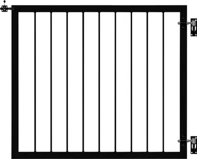 Produktbild von Plus Einzeltor Basic Stahl 100 × 85 cm schwarz