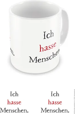 Produktbild von Fun - Tasse - Lizenz Tassen - Ich hasse Menschen