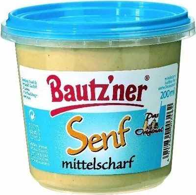 Produktbild von Bautzner Senf mittelscharf - 200ml