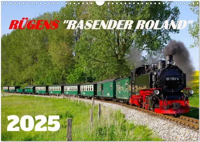 Produktbild von Rügens "rasender Roland" (Wandkalender 2025 DIN A3 quer), CALVENDO Monatskalender