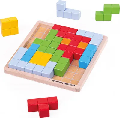 Produktbild von Logikspiel – Buntes Tetris-Puzzle
